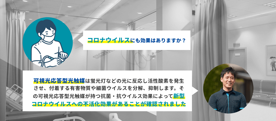 コロナウィルスにも効果はありますか？