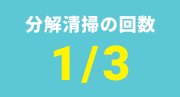 分解清掃の回数